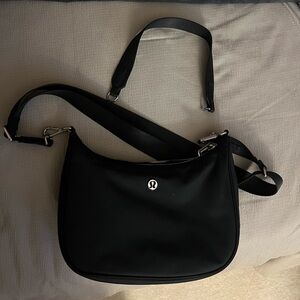 NWOT Lululemon Black Crossbody Bag